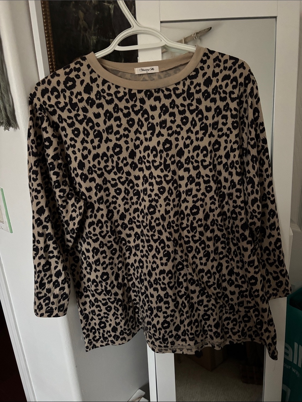 Animal print long sleeve